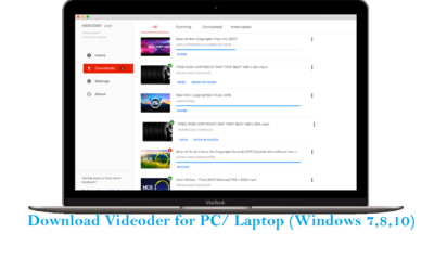 Download Youtube videos by using Videoder for PC