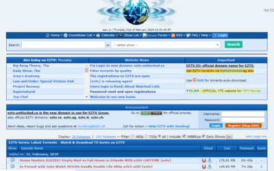 EZTV Proxy 2019 | Best Working EZTV Proxy & Mirror Sites list