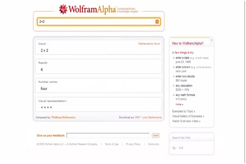 Wolfram Alpha steps
