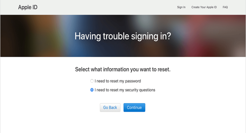 iforgot apple id