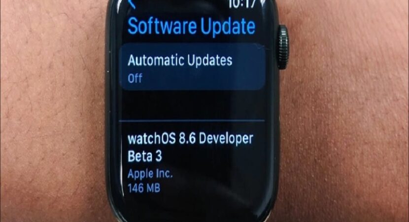 WatchOS 8.6 Beta 3